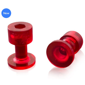 15 mm. ADAPTADOR TRASLÚCIDO ROJO DE LAKA TOOLS