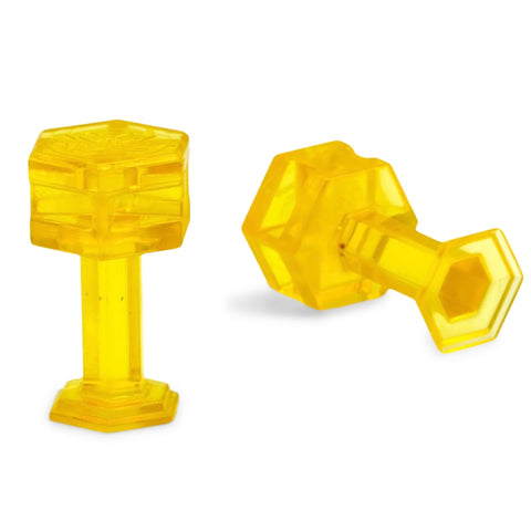 DENT REAPER FAT SHAFT PESTAÑAS HEXAGONALES DORADAS DE 11 mm - 5 unidades