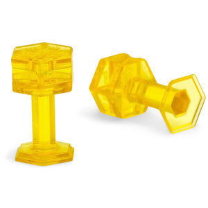 DENT REAPER FAT SHAFT PESTAÑAS HEXAGONALES DORADAS DE 13 mm - 5 unidades