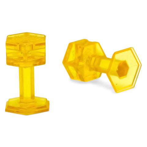 DENT REAPER FAT SHAFT PESTAÑAS HEXAGONALES DORADAS DE 15 mm - Paquete de 5