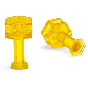 DENT REAPER FAT SHAFT PESTAÑAS HEXAGONALES DORADAS DE 9 mm - 5 unidades