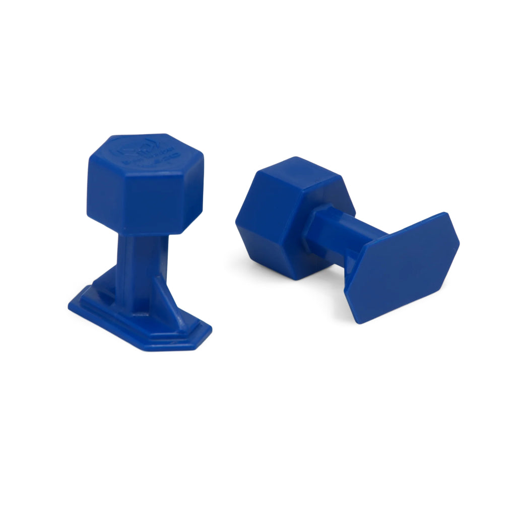 PESTAÑAS HEXAGONALES AZULES CREASE REAPER de 10 X 20 MM (5 unidades)
