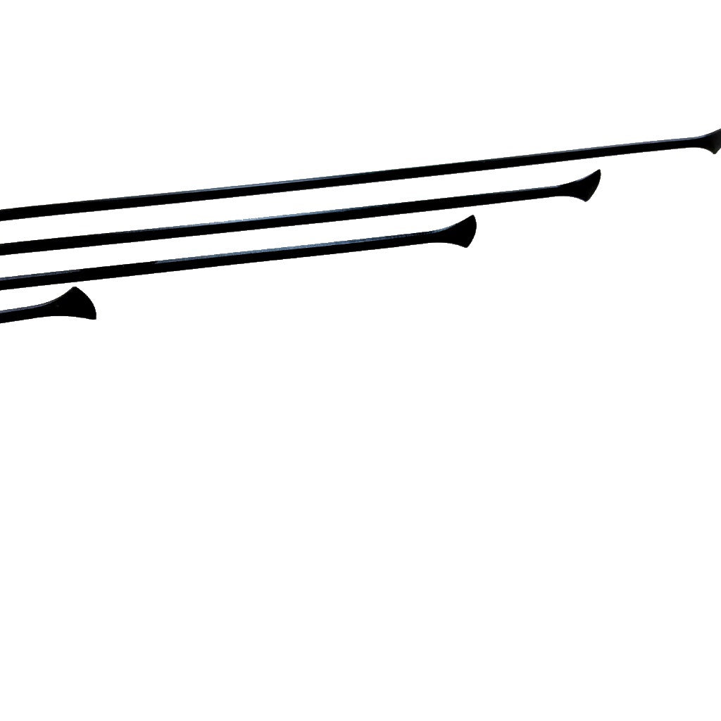 CONJUNTO DE 4 COLAS DE BALLENA CON PUNTA ESTÁNDAR