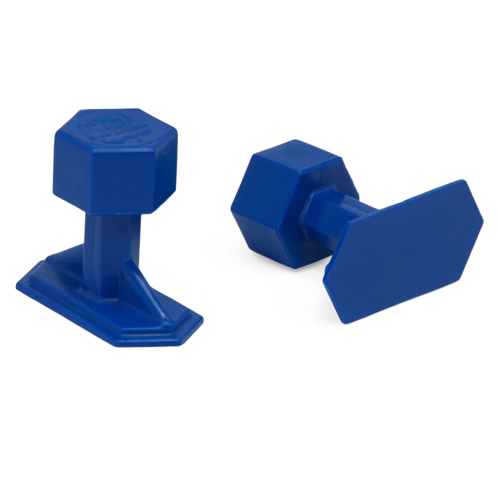 PESTAÑAS HEXAGONALES AZULES CREASE REAPER de 12 X 25 MM (5 unidades)