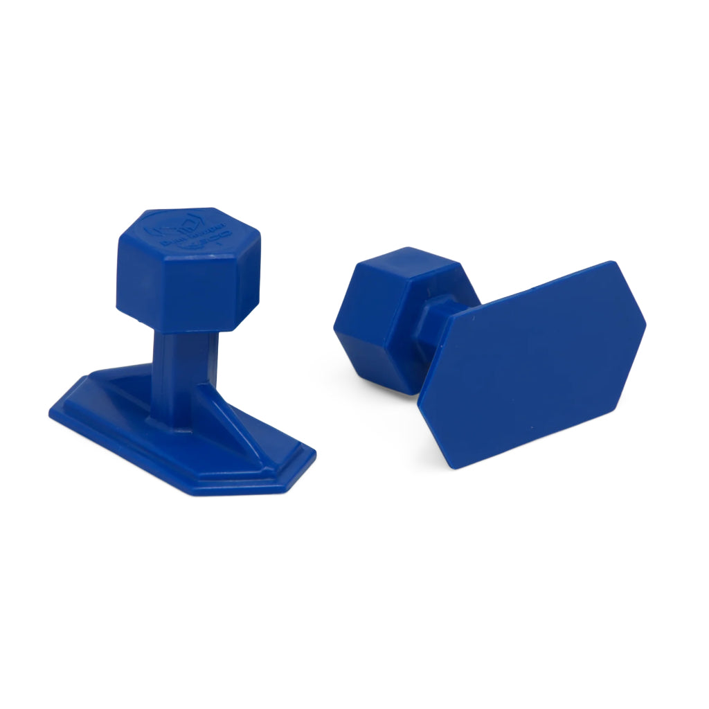 PESTAÑAS HEXAGONALES AZULES CREASE REAPER de 15 X 30 MM. (5 unidades)