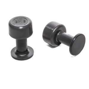 12 mm -  Conjunto de ADAPTADORES negros para pegamento de 12 mm - paquete de 10