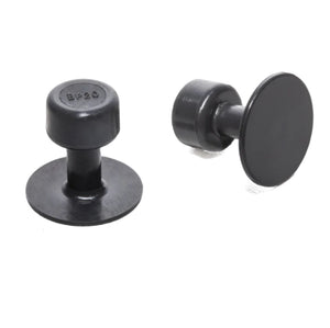 20 mm -  Conjunto de ADAPTADORES negros para pegamento de 20 mm - paquete de 10