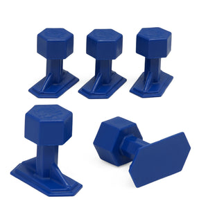 PESTAÑAS HEXAGONALES AZULES CREASE REAPER de 10 X 20 MM (5 unidades)