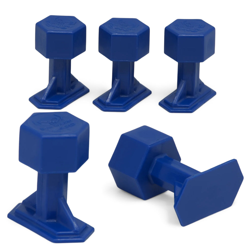 PESTAÑAS HEXAGONALES AZULES CREASE REAPER de 15 X 30 MM. (5 unidades)