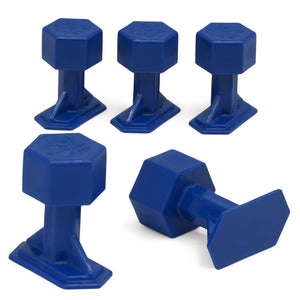 PESTAÑAS HEXAGONALES AZULES CREASE REAPER de 15 X 30 MM. (5 unidades)