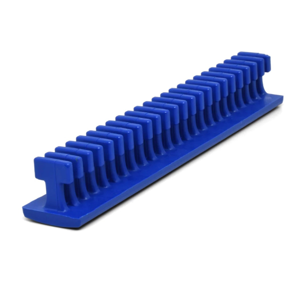 Centipede® 25 x 150 mm Pestaña de pegamento de pliegue grueso flexible azul