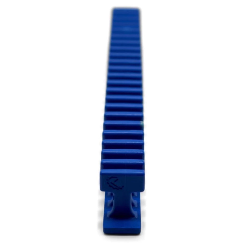 Centipede® 12,5 x 156 mm (0,5 x 6 pulg.) Pestaña de pegamento flexible azul para pliegues