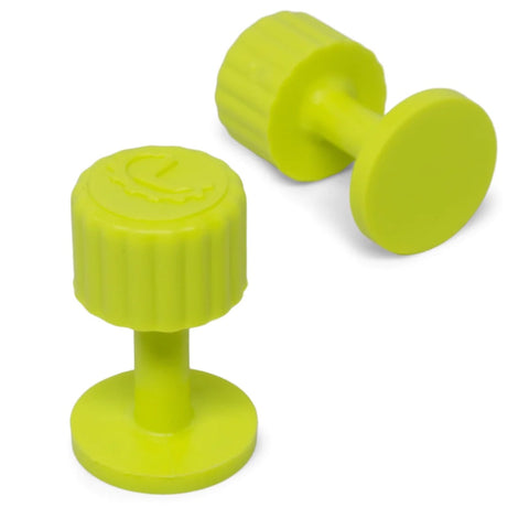 13 mm - ADAPTADORES redondos y verdes de centro muerto de 13 mm - paquete de 10