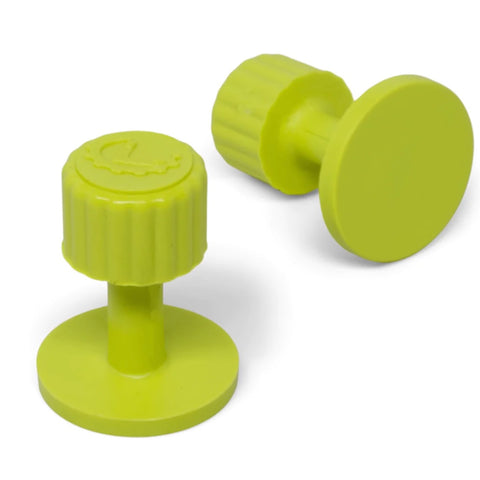 17 mm - ADAPTADORES redondos y verdes de centro muerto de 17 mm - paquete de 10