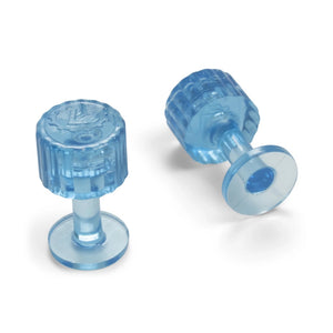 Pestañas de pegamento de acabado redondo de hielo de 11 mm Dead Center®-Paquete de 10