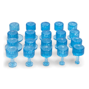 Pestañas de pegamento de acabado redondo de hielo Dead Center® Variety Pack (10 piezas)