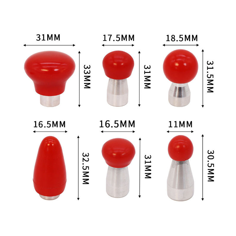 CONJUNTO DE 6 PUNTAS CON RECUBRIMIENTO