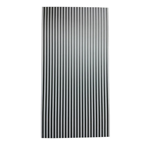 LENTE DE DOBLE CARA DE 14 PULGADAS CON LÍNEAS DE 1/8