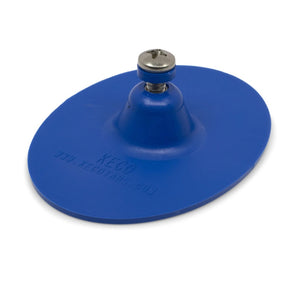 SuperTab® Pestaña de colisión para daños grandes, ovalada, lisa y azul de 3