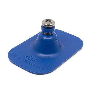 SuperTab® Pestaña de colisión rectangular, lisa y azul de 2