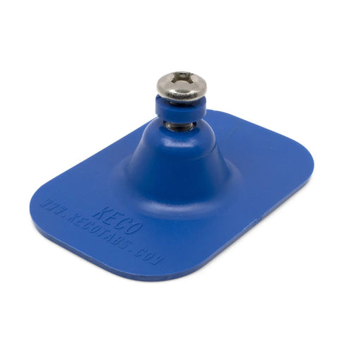 SuperTab® Pestaña de colisión rectangular, lisa y azul de 2