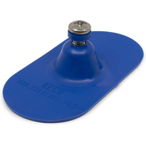 SuperTab® Pestaña de colisión ovalada, lisa y azul de 2