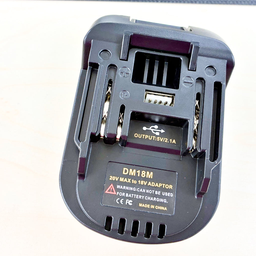TRASNFORMADOR BATERÍA MAKITA EN DEWALT O MYLWAKEE